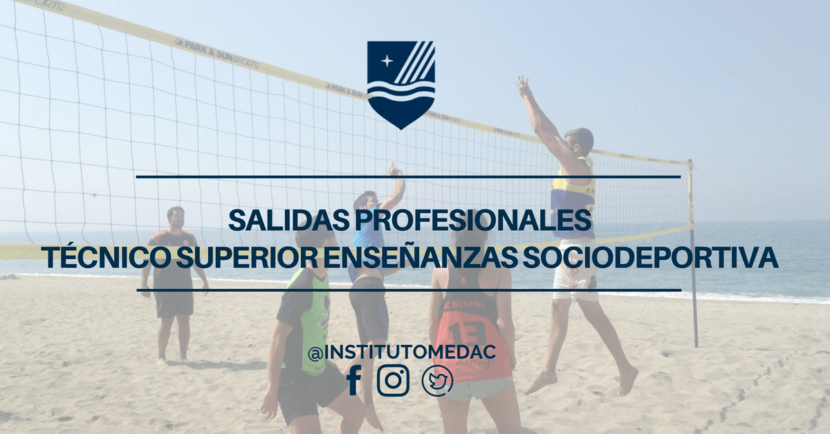 Salidas profesionales de Enseñanza y Animación Sociodeportiva
