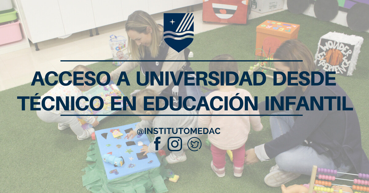 A Que Carreras Puedo Acceder Desde Grado Superior De Educacion Infantil Medac