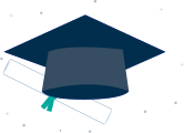 Ilustración de graduación