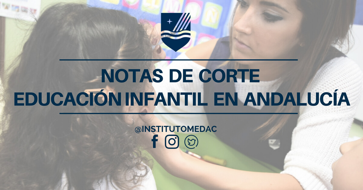 Notas de Corte de Educación Infantil en Andalucía