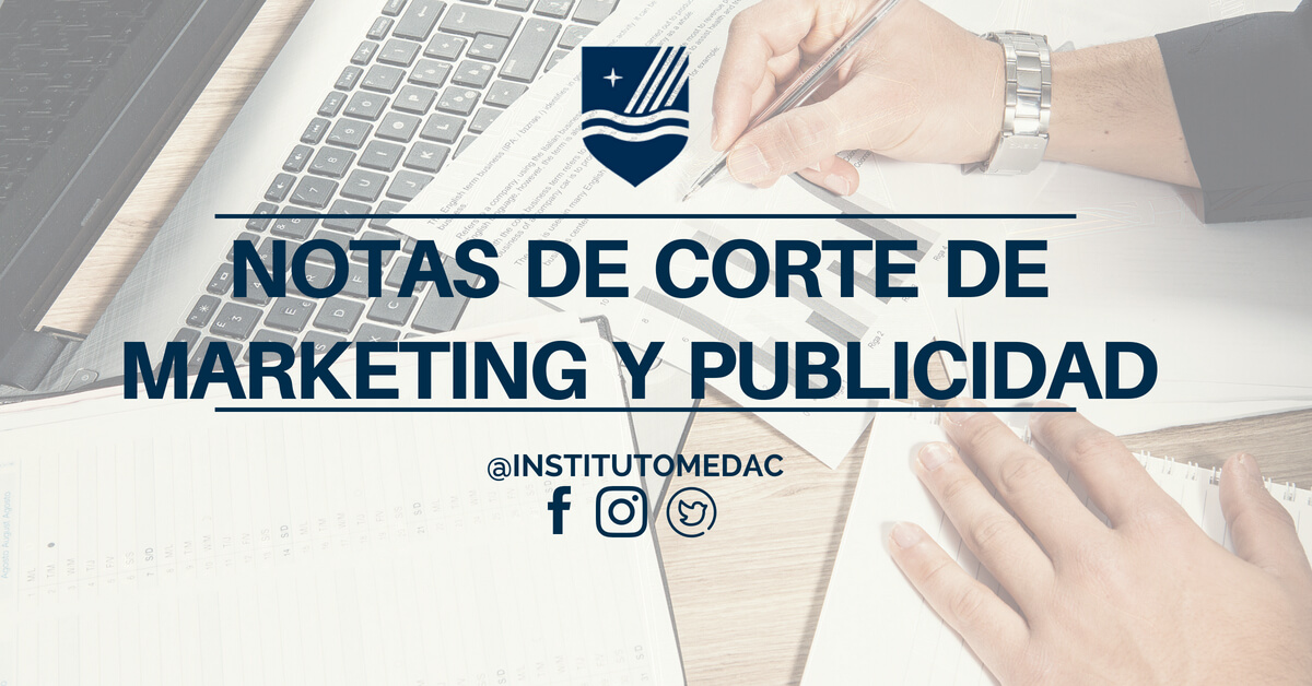 Notas de corte Marketing y Publicidad Andalucía 2018-2019