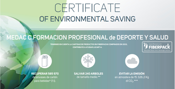 Certificado Fundación MEDAC