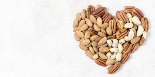 corazon de alimentos sanos