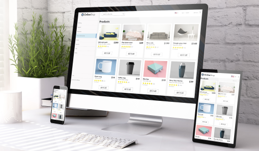 Mismo dispositivos electrónicos en la misma tienda online