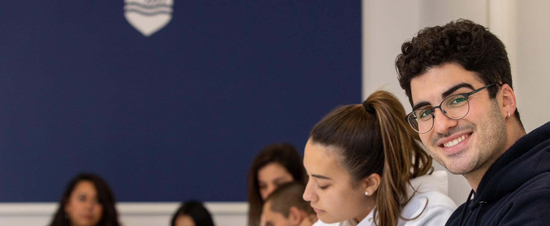 Estudiante de Medac sonriente