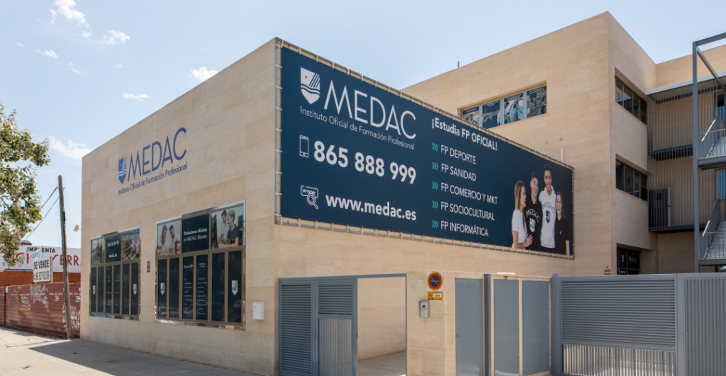 Exterior de la sede en MEDAC Albacete